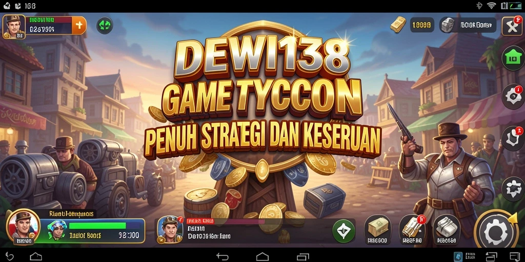 Screenshot gameplay DEWI138 menampilkan strategi cerdas dalam bisnis Tycoon.