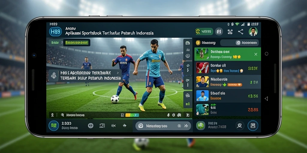 Tampilan menarik dari gameplay H89 dalam sportsbook.