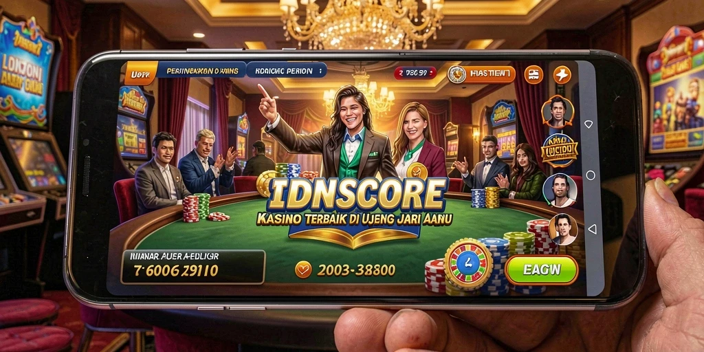 Tampilan menarik dari gameplay Kasino di IDNSCORE.