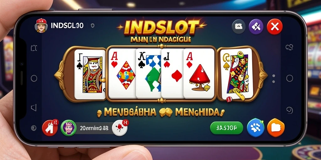 Tampilan gameplay seru INDSLOT dalam permainan Domino.