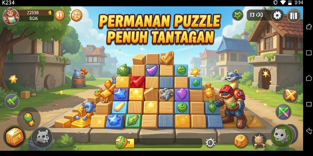 Tampilan gameplay K234 yang menarik dan menantang