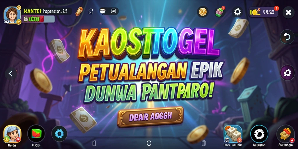 Tampilan gameplay KAOSTOGEL yang menawan dan penuh aksi.