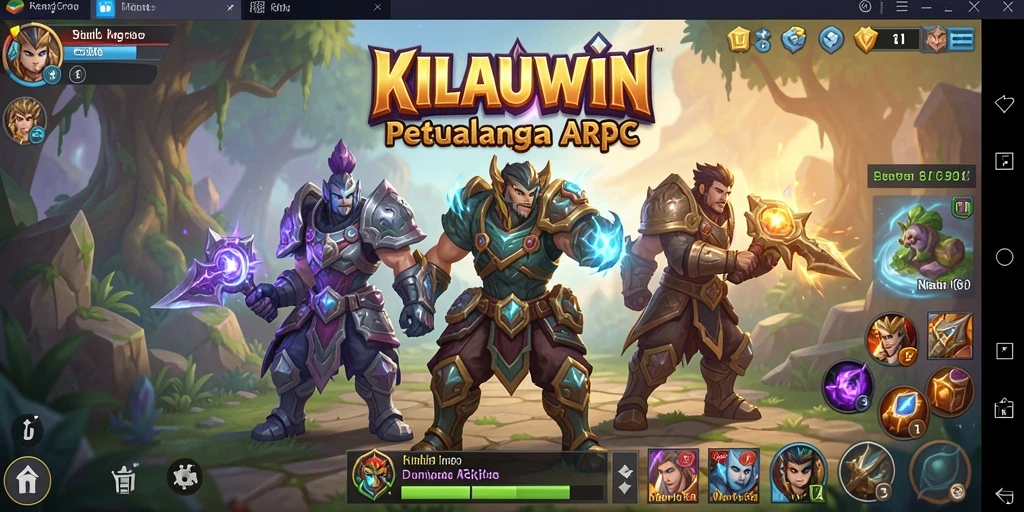 Tampilan gameplay KILAUWIN yang memukau dan penuh aksi.