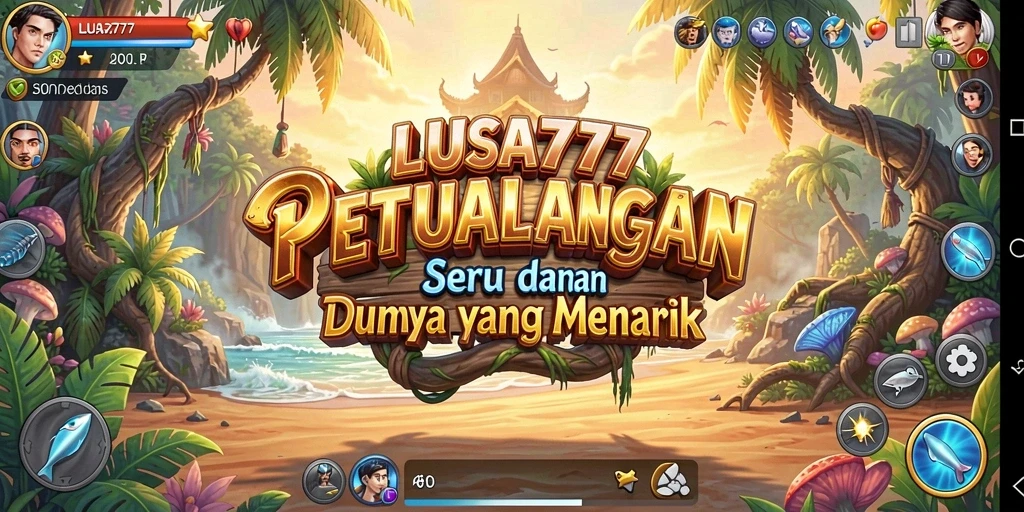 Screenshot gameplay LUSA777 menunjukkan aksi seru di dunia petualangan.