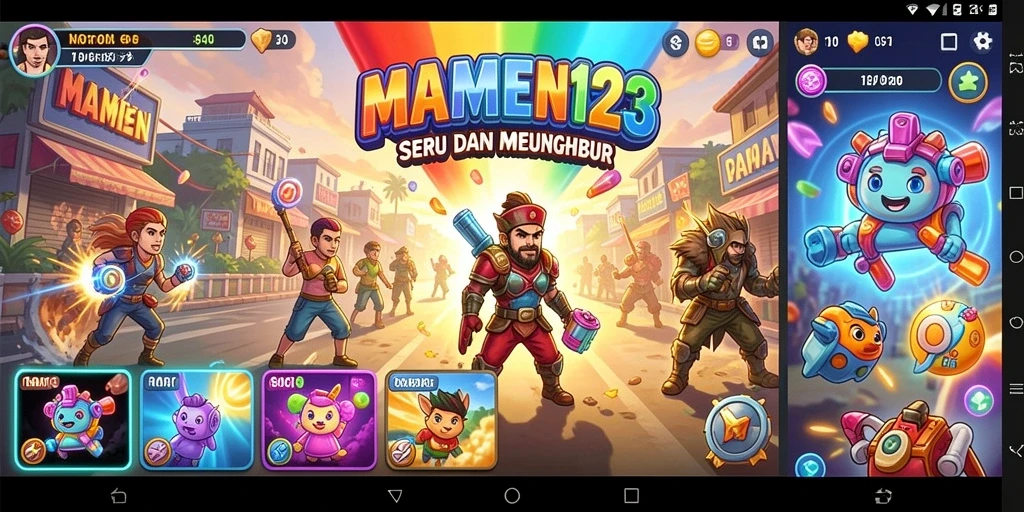 Gameplay seru dengan tantangan menarik di MAMEN123.