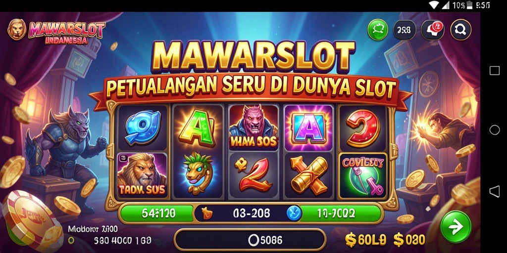 Tampilan gameplay seru di dunia petualangan MAWARSLOT.
