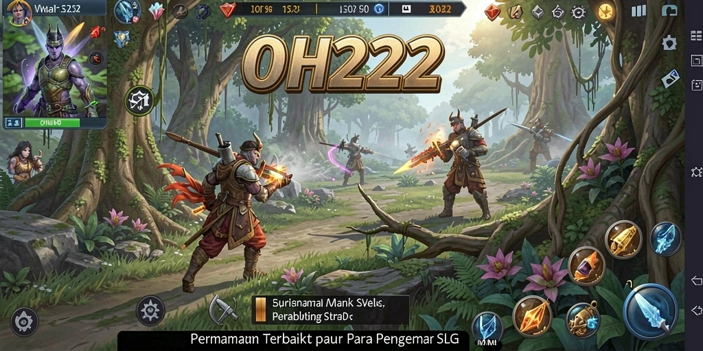 Tampilan gameplay seru dan strategi yang menantang di OH222.