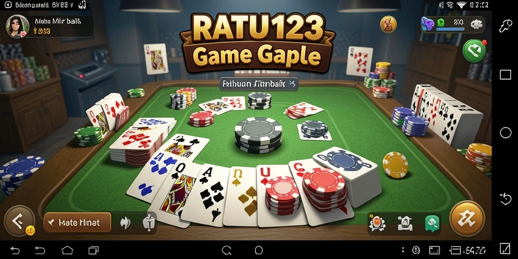 Gameplay seru Gaple di RATU123 dengan fitur menarik.