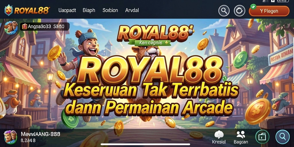 Tampilan gameplay seru di ROYAL88 dengan tantangan menarik.
