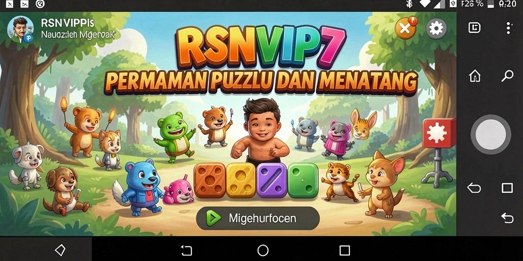 Gameplay seru dan menantang dari RSNVIP7 dalam bentuk screenshot.