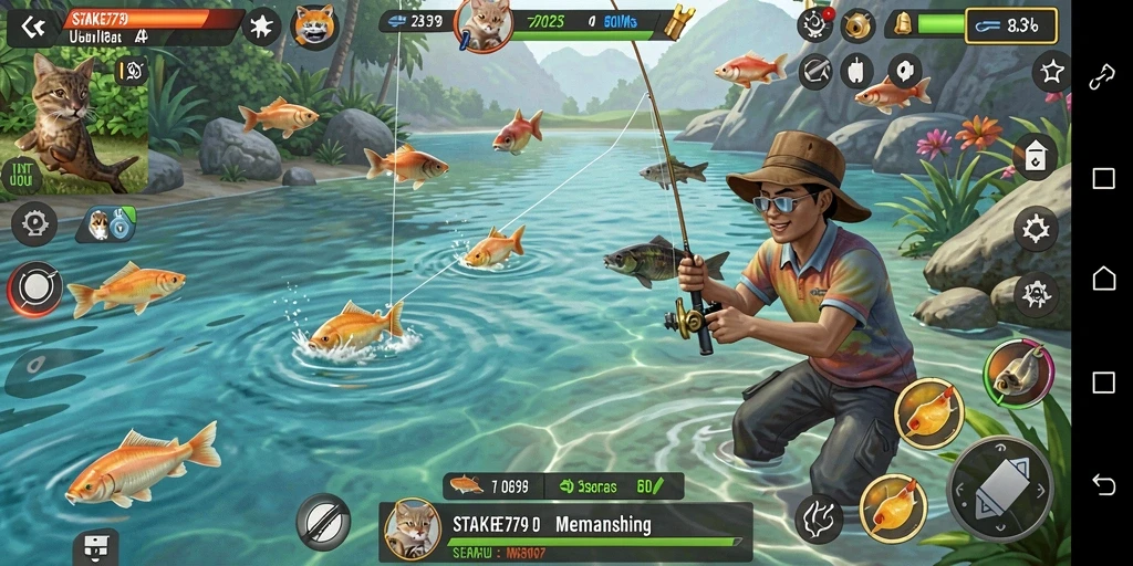 Tangkapan ikan yang menakjubkan dalam gameplay STAKE779.