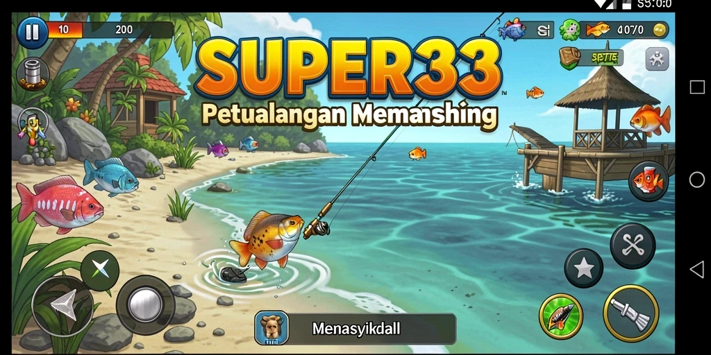 Tangkapan ikan yang menakjubkan dalam SUPER33.