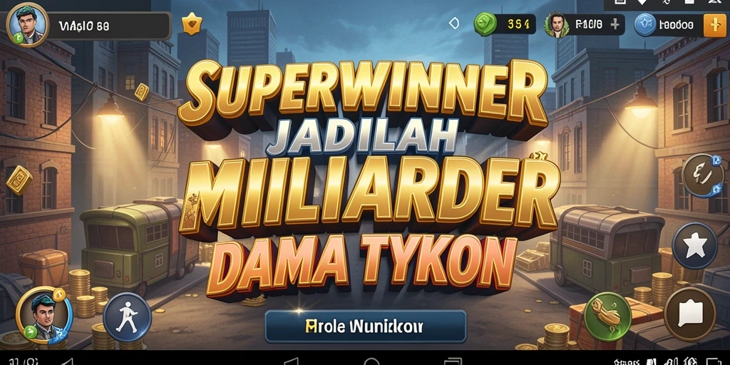 Tampilan gameplay SUPERWINNER yang menarik dan penuh strategi.