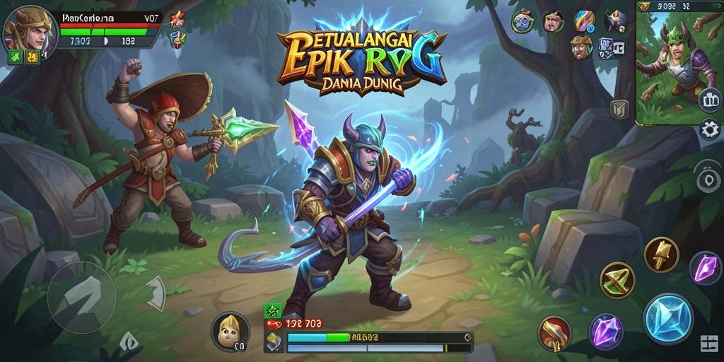 Gameplay V07 menampilkan pertarungan epik dan eksplorasi mendalam.