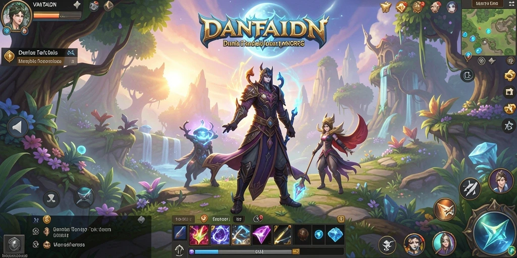 Tampilan gameplay VANTAIDN yang menakjubkan dengan petualangan seru di dunia fantasi.