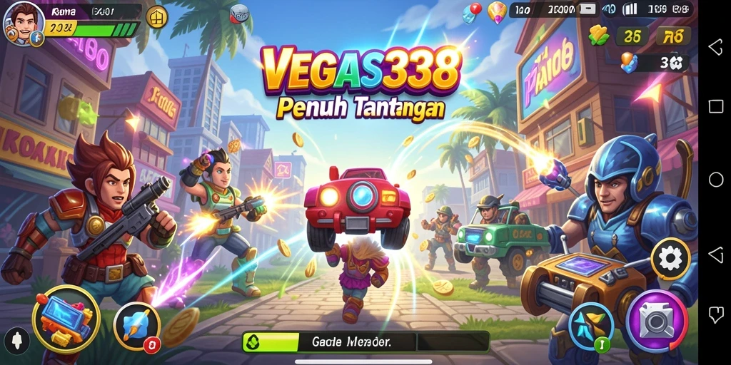 Screenshot VEGAS338 menampilkan aksi gameplay yang seru dan menantang.