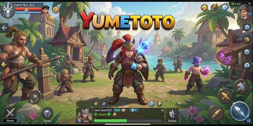 Tampilan gameplay YUMETOTO yang seru dengan strategi mendalam.
